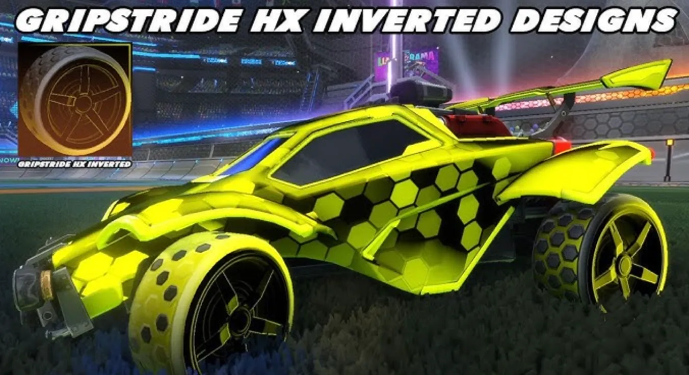Gripstride HX Inverted rocket league wheels